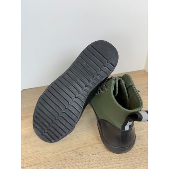 Hunter Unisex Adult Size 6 Green Dipped Canvas High Top Sneakers main image 9